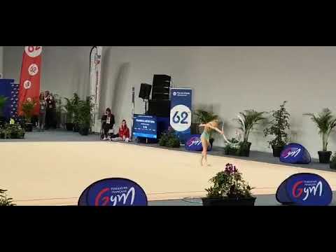 Zoé Hochart Avenir 10 ans Cerceau. Championnat de France Calais 2022