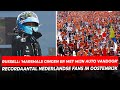 Russell: "Marshals sleepten mijn auto weg, wilde nog racen", Recordaantal Orange Army in Oostenrijk