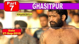 (1) Ghasitpur (Mukerian) Kabaddi Cup 27 Sep 2015