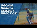 Sachin Tendulkar batting in the rain | net practice with rubber ball! #सचिनतेंडुलकर #सचि