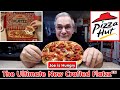 Pizza Hut NEW Crafted Flatzz Personal Pizza Review Ultimate Flatzz Taste Test Joe Is Hungry