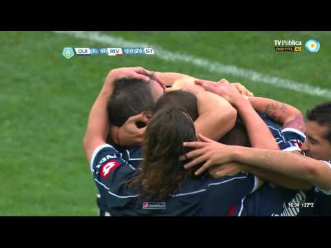 Quilmes 1 vs River Plate 0 (11° fecha del inicial 2012)