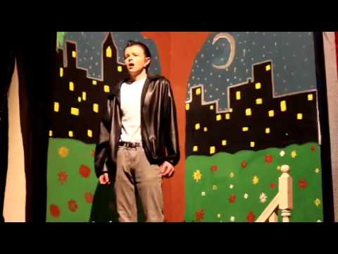 Jack McEvoy as Danny! Sancta Maria College production of Gr