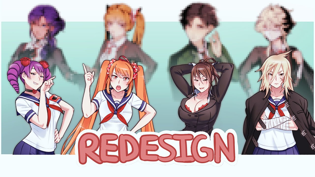 Redesigning Yandere Simulator Characters Again!!! p.3