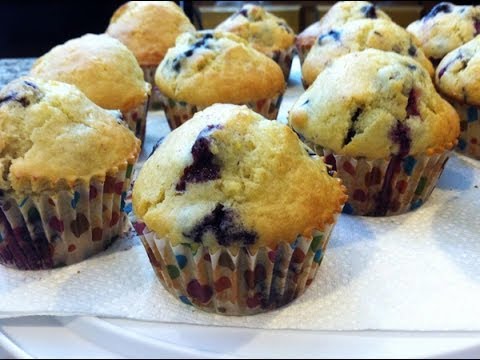 Blueberry Muffins (167 Calories!) Recipe How to