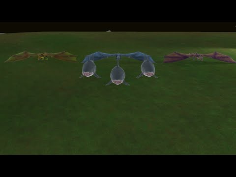 DRAGON + MUTANT MEGALODON X3 VS ALL FACTIONS X3 - Animal Revolt Battle Simulator