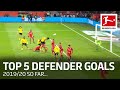 Top 5 Goals by Defenders 2019/20 So Far - Pavard, Hummels & More