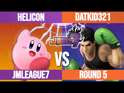 Helicon (Kirby, King Dedede) vs DatKid321 (Little Mac) - JMLeague7 Round 5