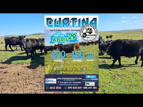 Remata Ernesto Esteves y Cia - Local Liga del Trabajo de Curtina Tacuarembó- 29 de Abril de 2026