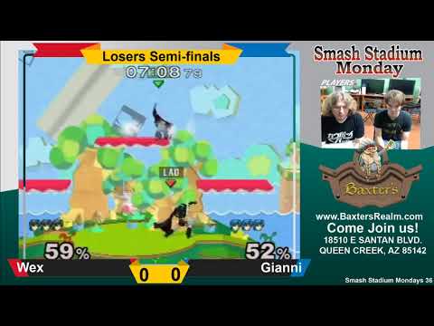 LSF Smash Stadium Monday #36 Gianni (Marth) VS Wex (Marth) SSBM