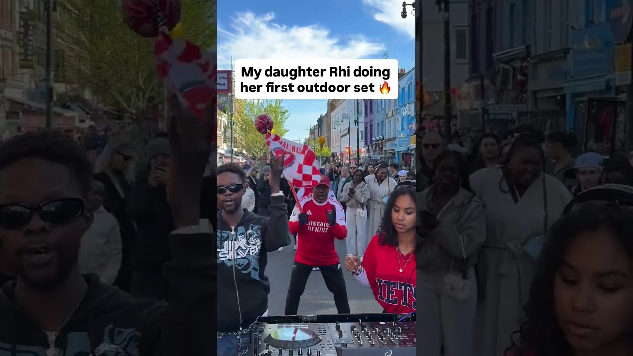 My daughter djrgonline first outdoor set🔥🔥❤️#djagonline #teamag #ukdj #tiktokdj #djlife AG Fest