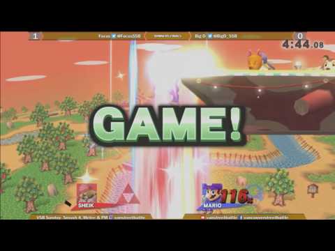 VSB Smash 4 Singles - S02 #6 - WF - Big D vs Focus