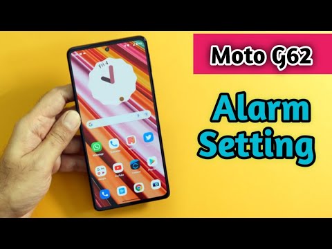 How To Set Alarm In Moto G62, Alarm Setting In Moto G62,Moto G62 Mein Alarm Kaise Set Karen,