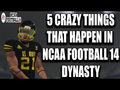5 Crazy Things That Happen in Ncaa Football 14 Dynasty
