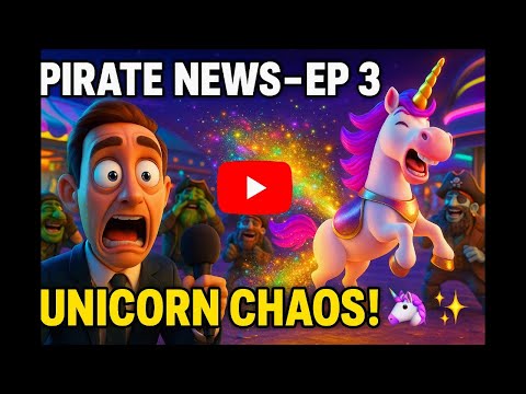 SPACE PIRATES Interviews – Episode 3: Unicorns, Black Holes & Mermaid Mayhem! 🦄🌀🧜‍♀️ (Veo3)
