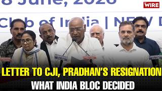 Letter to CJI, Pradhan’s Resignation: What INDIA Bloc Decided