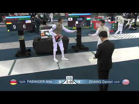2022 226 T32 10 M F Individual Dubai UAE WCH 7 ZHANG USA vs FABINGER GER