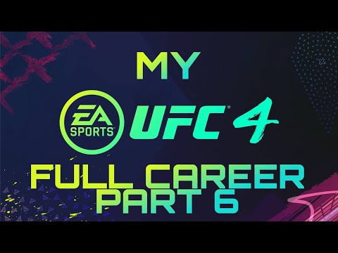 [PlayStation 4] UFC 4 Full Career Mode Part 6 (Middle-Light Heavyweight Hard Difficulty)