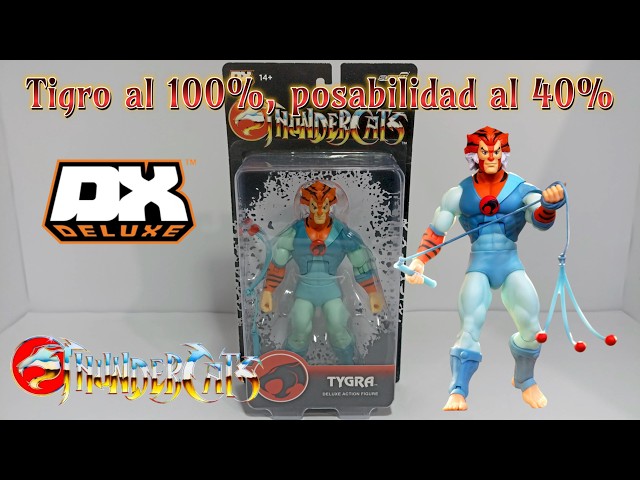 Vídeo relacionado con Super7 Deluxe Thundercats Tygra - 7" Thundercats Action Figure with Accessory Classic Cartoon Collectibles and Retro Toys