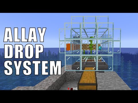 Allay Collection System | Allay Drop Station Minecraft 1.19 (Automatic)