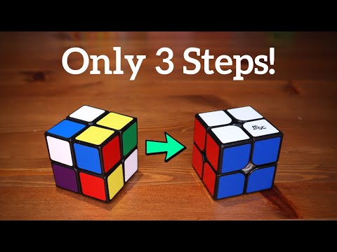 Part of a video titled How To Solve a 2x2 Rubik's Cube (Under 5 Minutes!) - YouTube