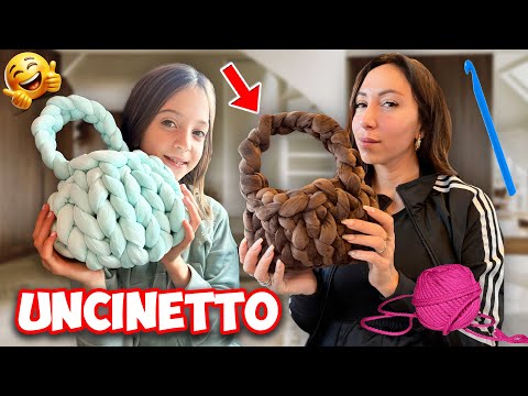 VLOGVI: WE CREATE HANDMADE WOVEN BAGS FOR THE FIRST TIME... CROCHET TUTORIAL...