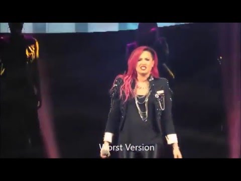 Christina Aguilera VS Demi Lovato - C5 Sliding Battle (5 Versions！)