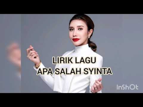 Lirik lagu Apa salah syinta ( SAFIEY ILLIAS FT MK K CLIQUE)
