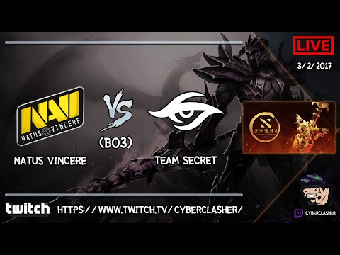 DAC 2017 EU Qualifier - Natus Vincere vs Team Secret #Game 1