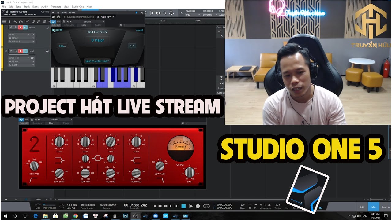 GÓI CÀI PHẦN MỀM STUDIO ONE 5 - AUTOTUNE PRO