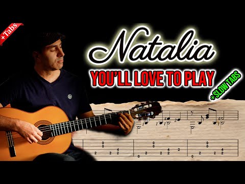 Natalia – Guitar Tutorial + Slow Tabs (Georges Moustaki)