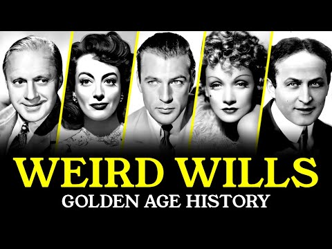 WEIRDEST Details Found in Celebrity Wills After Death (Golden Era Stars)