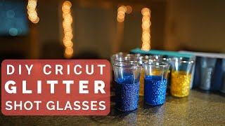 DIY Glitter Shot Glasses (Dollar Tree)