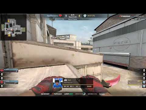 MVP.PK Vs Hellraisers CLOSE ROUND -- Xign 2v1 Clutch -- Starladder 2018