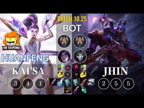 SN huanfeng Kai'Sa vs Jhin Bot - KR Patch 10.25
