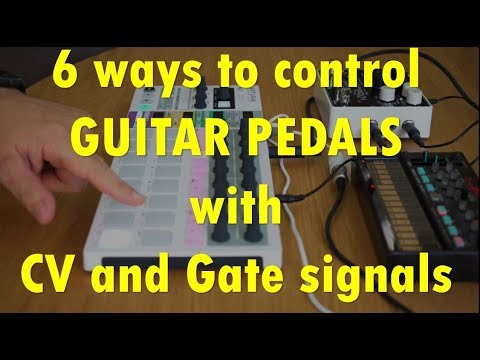 6 ways to control guitar pedals with a CV/Gate modular setup (BeatStep Pro, SuperEgo+)