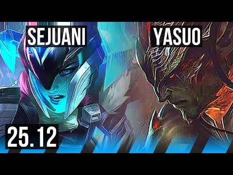 SEJUANI vs YASUO (MID) | KR Diamond | 25.12