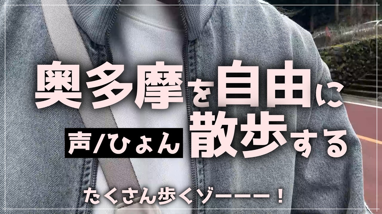 【VLOG#2/実写】ひょんが東京の大自然の宝庫、奥多摩行ってきた話