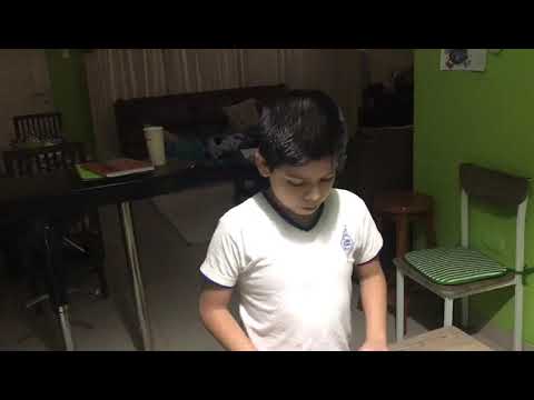 Receta del postre favorito en ingles de Matias.