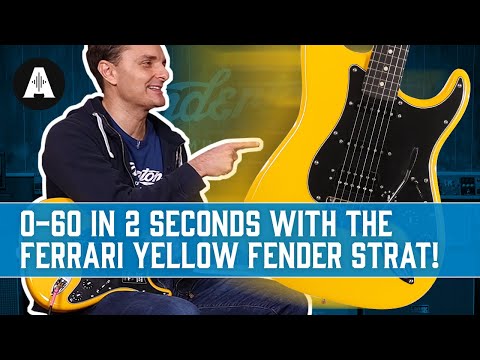 Reacting to the NEW Limited Edition Ferrari Yellow Fender Player Stratocaster!
