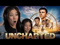 Gamer Girl Watching UNCHARTED For The First Time! *Reaction/Commentary*