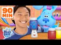 90 MINUTES Of Arts Crafts W Blue Josh Costumes Finger Painting Blue S Clues You