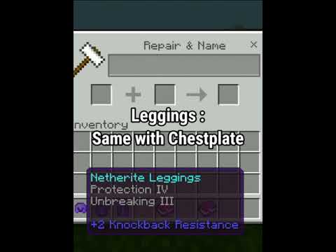 Masters Gaming - How To Make Your Minecraft Armour Overpowered || Best Enchantments For Armour || #shorts #short