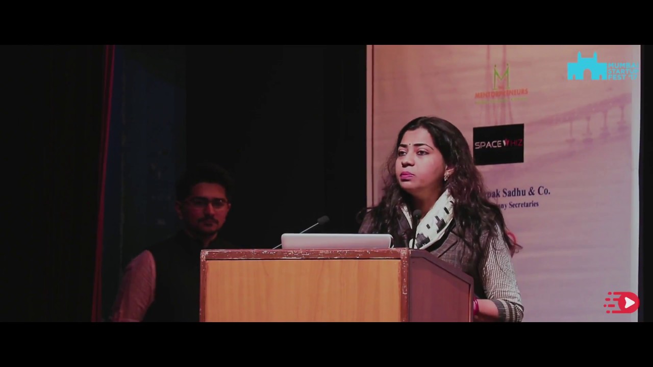 Smt Shweta Shalini| BJP Maharashtra Spokesperson| Mumbai Startup Fest'17