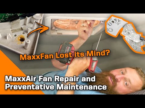 MaxxAir Fan Repair & Preventing Condensation from (re)Damaging Electronics  - Manly Man Skills