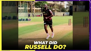 Look what Andre Russell did to the stumps! KKR | IPL 2022