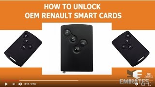 " WWW.MK3.COM " How To Unlock OEM Renault Smart Cards via MK3