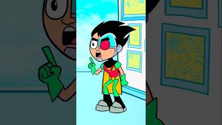 O ROBIN SE TRANSFORMA NOS TITÃS! #jovenstitãs #ligadajustiça #shorts