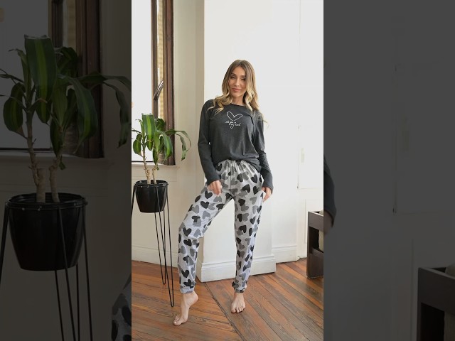 Vídeo relacionado con MOR Pantalones de pijama para niños con diseño de videojuegos, cómodos pantalones de algodón para dormir y relajarse con bolsillos, tallas 134-170 cm, gris, 146 cm