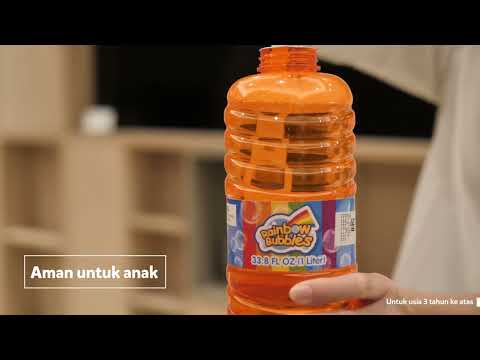 Gambar Rainbow Bubbles 1 Ltr Gelembung 4 Color 60337 Random